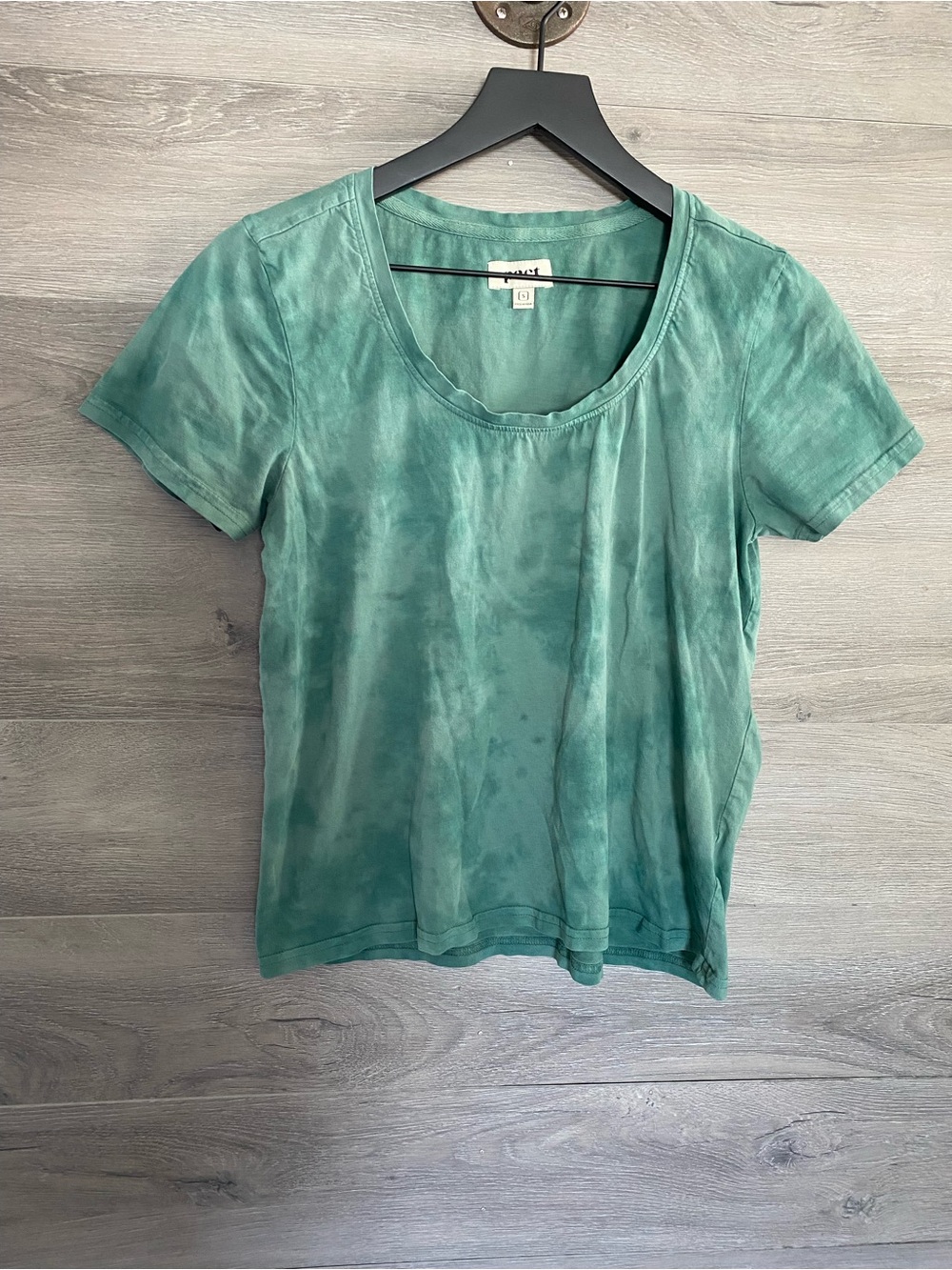 Pact Scoop Neck Tie Dye Tee